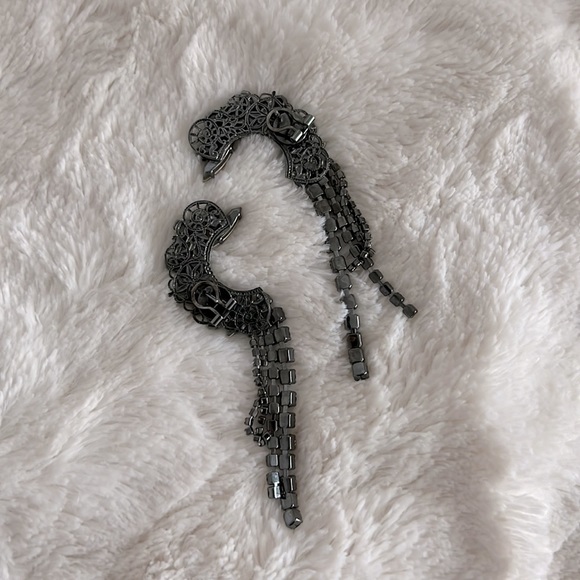 Anton Heunis｜Swaroski crystal-embellished drop earings - Picture 3 of 5